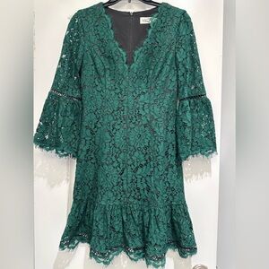 NWOT Eliza J Lace Mini 3/4 Sleeve Dress